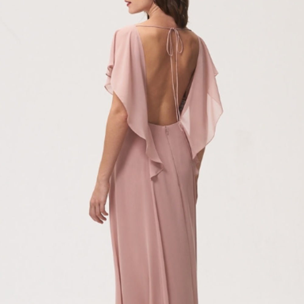Jenny Yoo Alanna Dress - Whipped Apricot Color